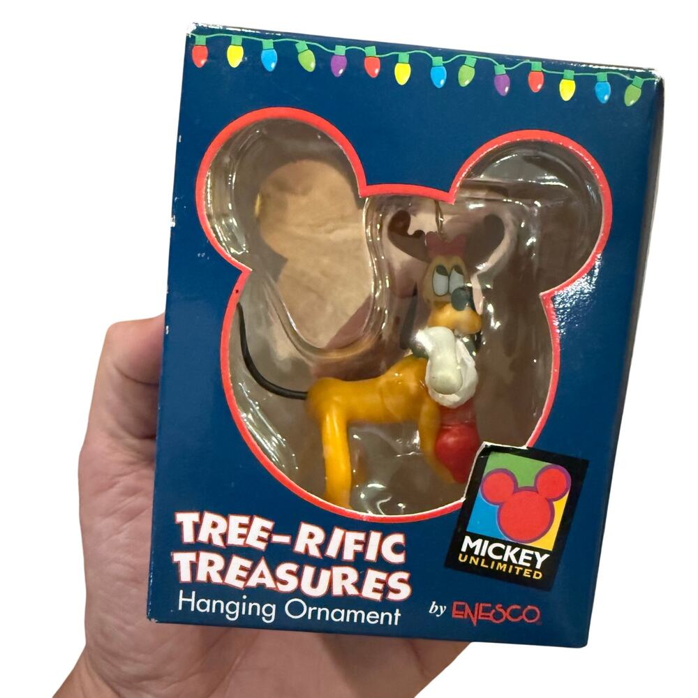 Vintage Enesco Mickey Unlimited Tree-rific Treasures Christmas Ornament - Goofy